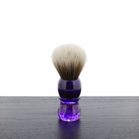 Yaqi R1738-S Purple Haze Mew Brown Synthetic Shaving Brush